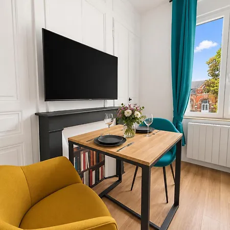 Apartment Design Et Calme 2 Pers Gare 8min Amiens
